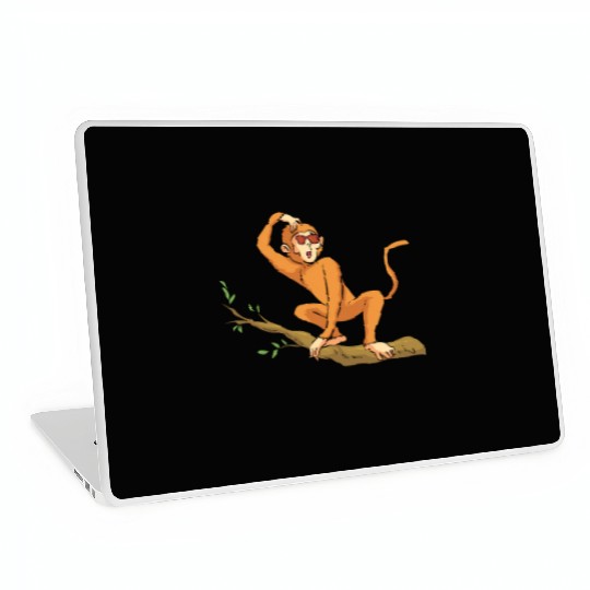 Funny Orangutan Monkey Chimpanzee Monkey - Funny M Laptop Skins