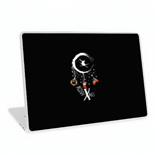 Winter dreamcatcher Christmas Skiing Laptop Skins