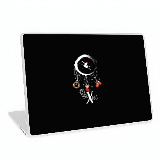 Winter dreamcatcher Christmas Skiing Laptop Skins
