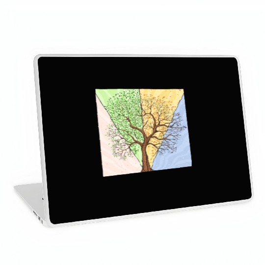 Four Seasons Trees Laptop Skins