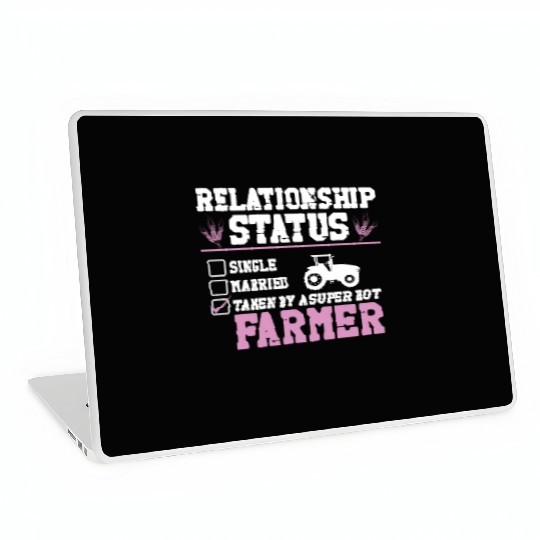 Farming Farmer Girl Girlfriend Laptop Skins