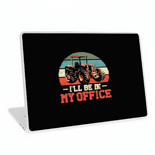 Farming Farmer Vintage Tractor Laptop Skins