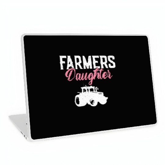 Farming Farmer Daughter Vintage Laptop Skins