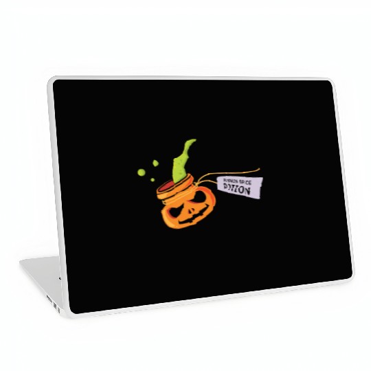 Pumpkin Spice Potion Coffee Enthusiast Halloween Laptop Skins