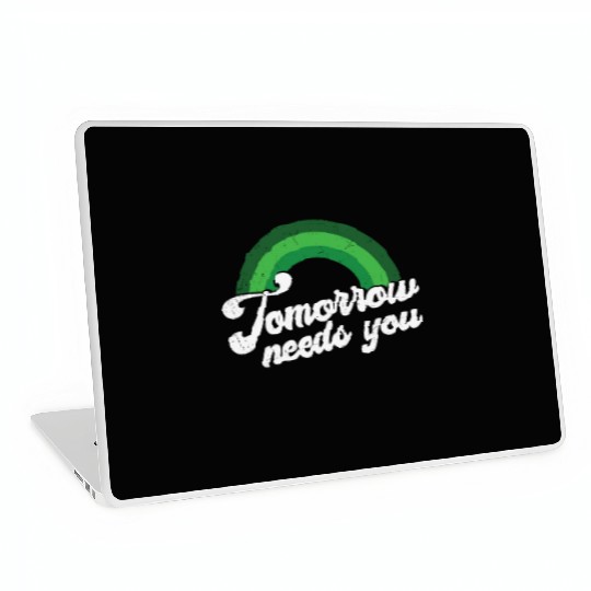 Rainbow Mental Health Tomorrow Needs You Laptop Skins