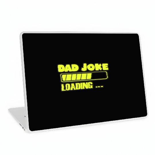 Funny Dad Jokes Cool Vector Design Laptop Skins