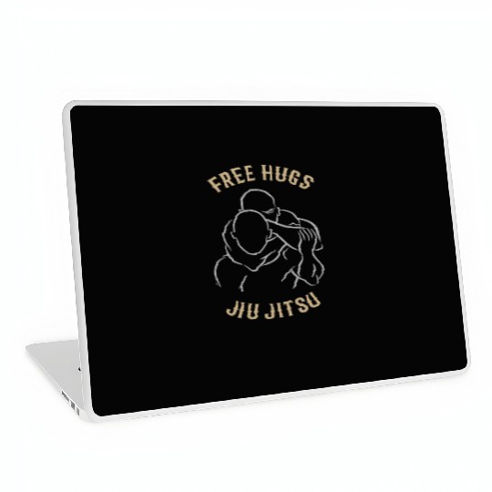 Jiu Jitsu Free Hugs Jujitsu Bjj Mma Laptop Skins