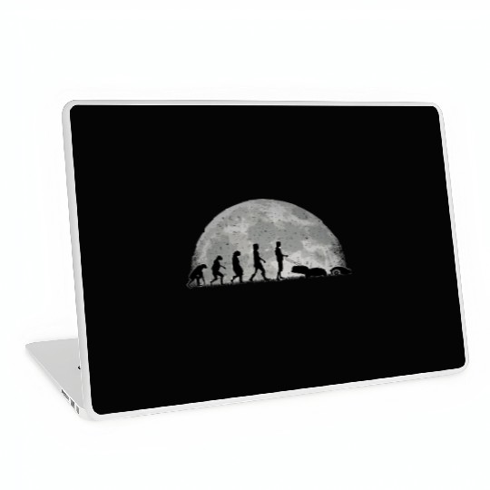 Robotic Lawnmower Evolution Moon Laptop Skins