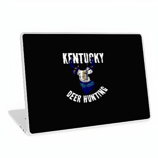 Kentucky Deer Hunting Buck Stag Hunter Laptop Skins
