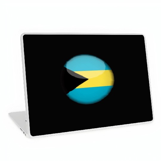 Bahamas Flag Laptop Skins