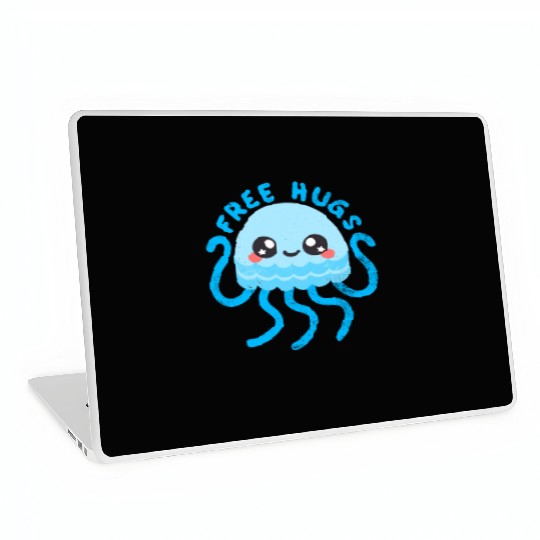 Jellyfish free hugs Laptop Skins