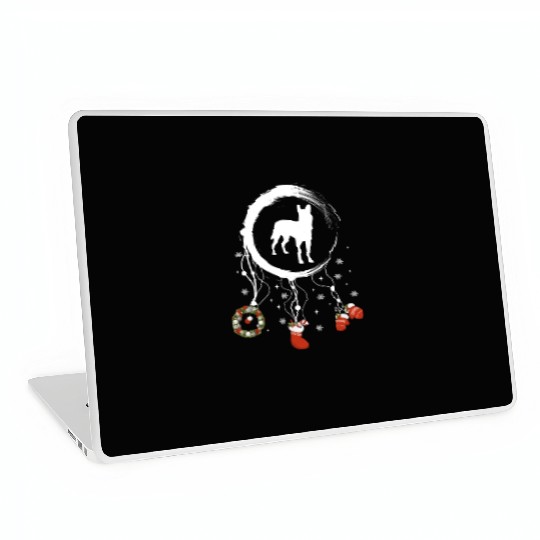 dog dreamcatcher Christmas Belgian Malinois Laptop Skins