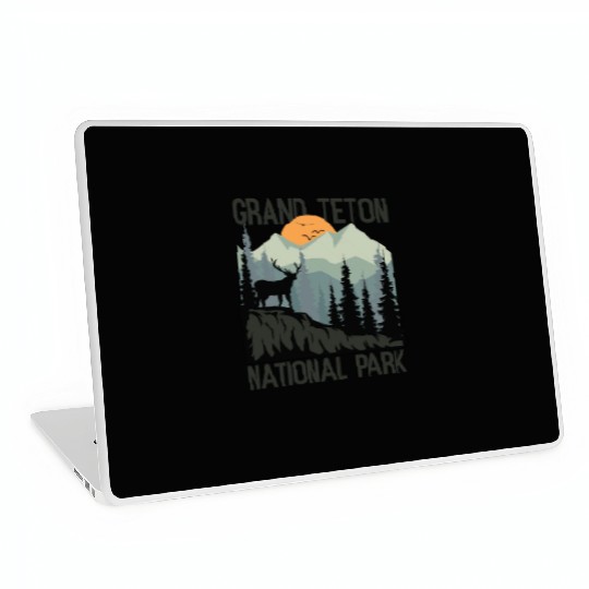 Grand Teton National Park Mountains Wilderness Laptop Skins