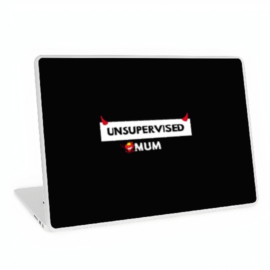 UNSUPERVISED MUM FUNNY CUTE DESIGN Laptop Skins