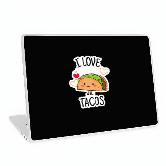 I Love Tacos Laptop Skins