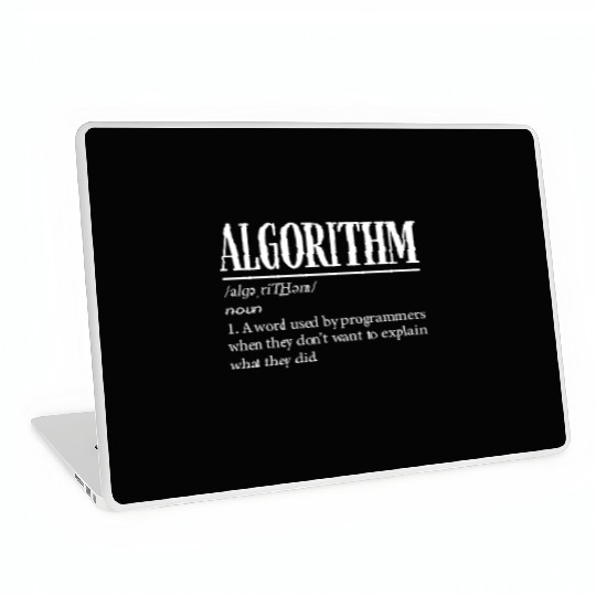 Algorithm Programmer, Coding, Coder Laptop Skins