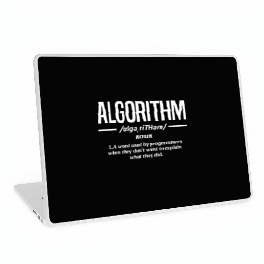 Algorithm Programmer, Coding, Coder Laptop Skins
