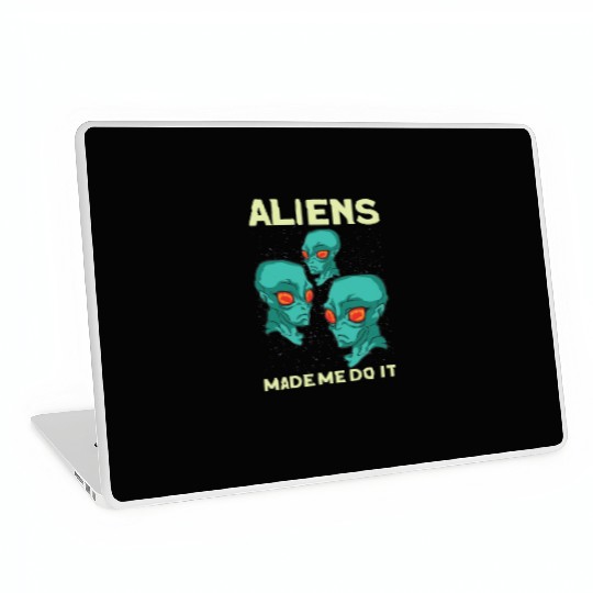 Alien Extraterrestrial Area 51 UFO Space Geek Gift Laptop Skins