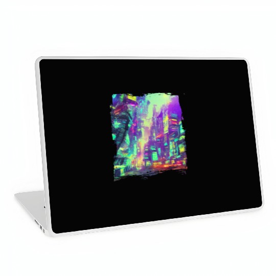 Cool Japanese World Japan Neon City Laptop Skins