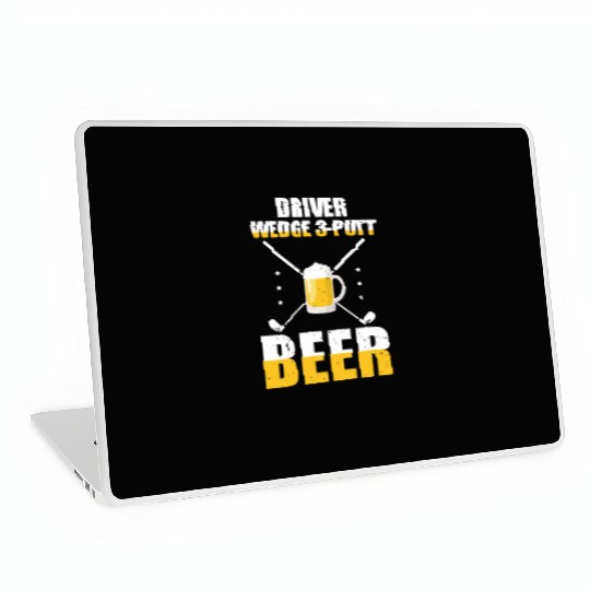 Novelty Golfing Golfer Comical Field Sports Laptop Skins