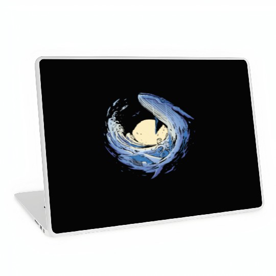 Big whale sea sailing Big whale sea sailing inspir Laptop Skins