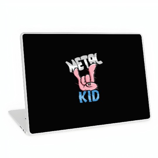 Rock Sign Rock Hand Metal Kid Music Lover Rocker Laptop Skins