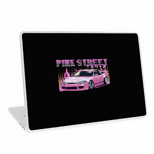 Pink street funky Laptop Skins