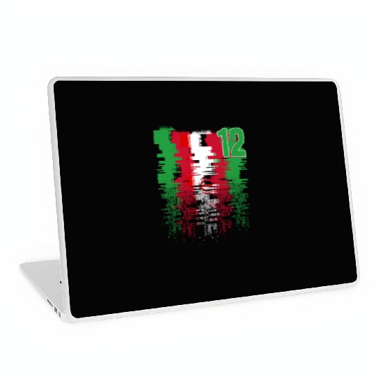 Iran Soccer team Jerseys Iran team 2022 number 12 Laptop Skins