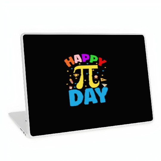Happy Pi Day Kids Math Teachers Student Professor Laptop Skins