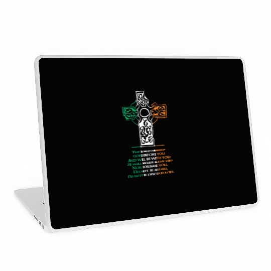 Celtic cross Laptop Skins