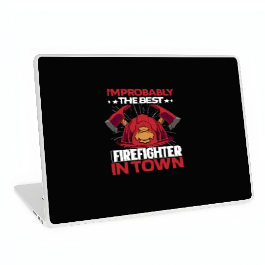 Firefighter Thin Red Line Helmet Laptop Skins