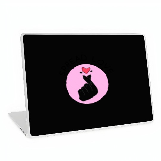 Korean heart symbol - Spread Love Intention Series Laptop Skins