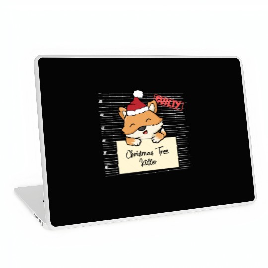 Fox christmas funny prison Laptop Skins
