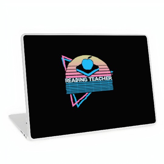 Reading Teacher Retro Laptop Skins