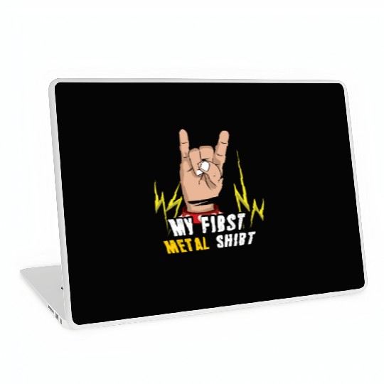 Rock Sign Rocker Hand Metal Kid First Metal Laptop Skins