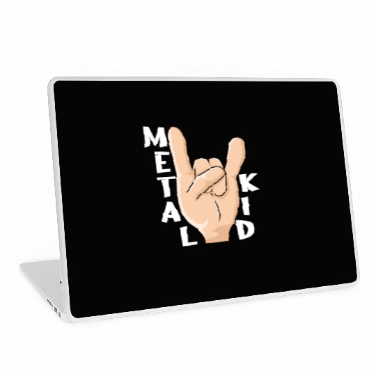 Rocker Rock Sign Rock Hand Metal Kid Music Lover Laptop Skins