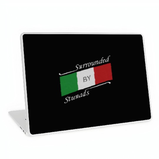 Surrounded by stunads Italy Flag Design Laptop Skins