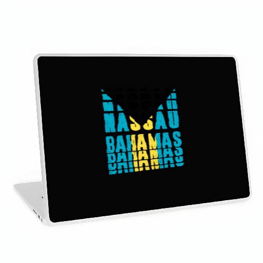 Nassau Bahamas flag design Laptop Skins