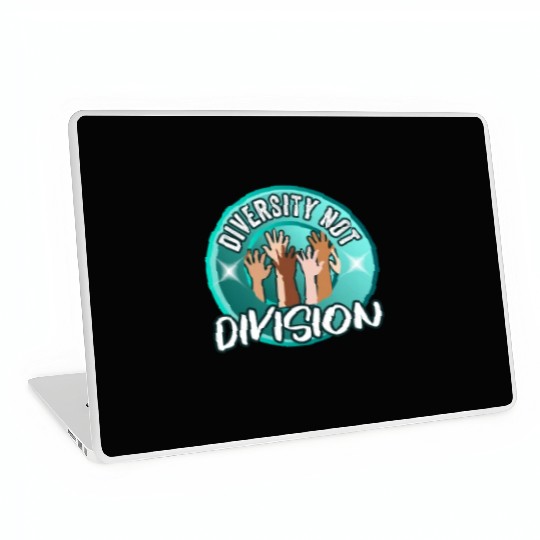 Diversity not Division Peace Love Inclusionn Human Laptop Skins