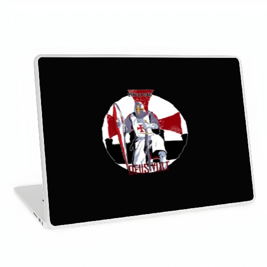 Stand strong and Deus vult Laptop Skins