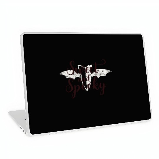 Sweet and Spooky in Red Laptop Skins