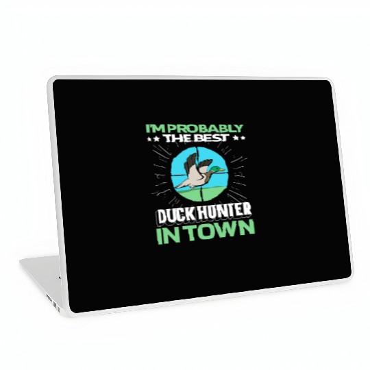 Duck Hunting Funny Laptop Skins
