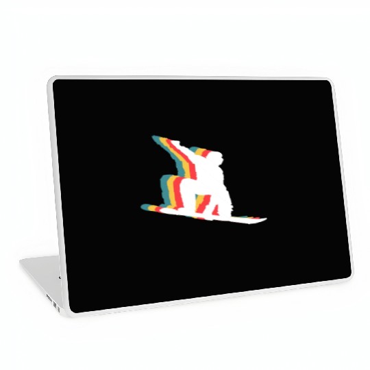 Snowboarding Snowboarder Snowboard Retro Laptop Skins