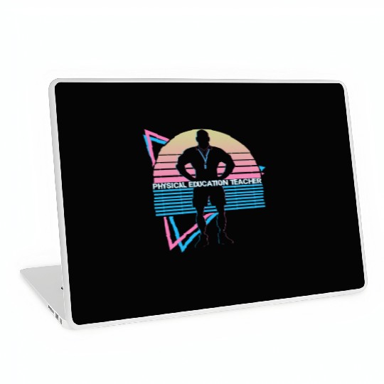 Physical Education Teacher PE Teacher Retro Laptop Skins