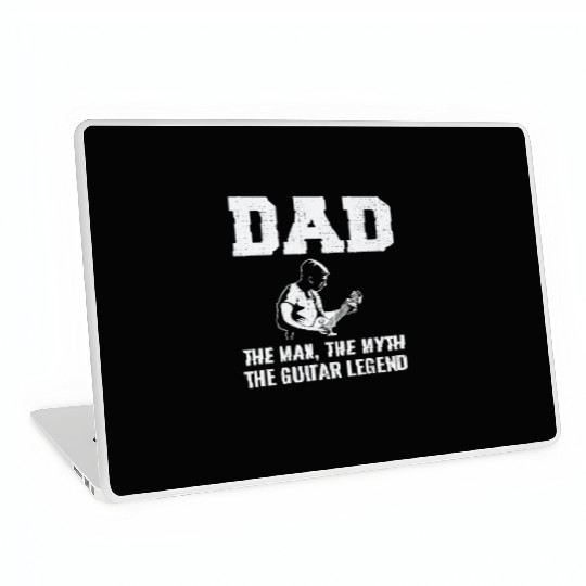 Bass Guitar Dad Music Musician Bassist Fathers day Laptop Skins