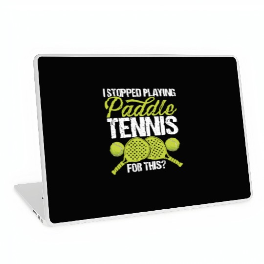 Paddle Tennis Player Match I stopped for this Laptop Skins
