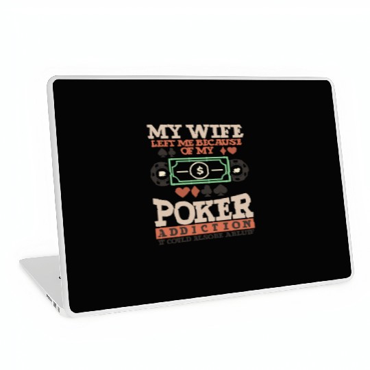 Poker Casino Poker Player Gambling Roulette Gift Laptop Skins
