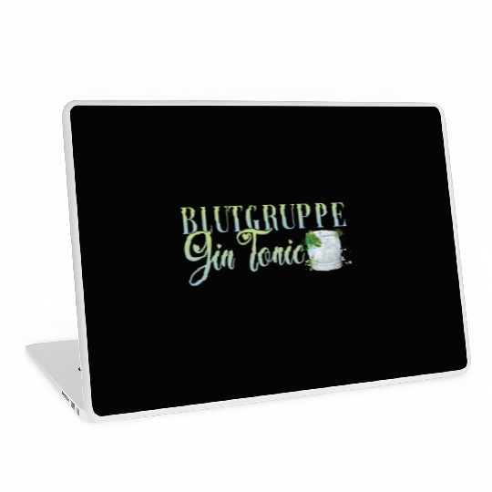 Blutgruppe Gin Tonic Cocktail Bartender Laptop Skins