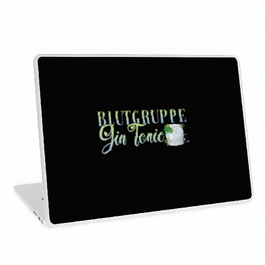 Blutgruppe Gin Tonic Cocktail Bartender Laptop Skins