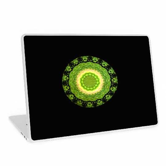 Green Yellow Sun Laptop Skins